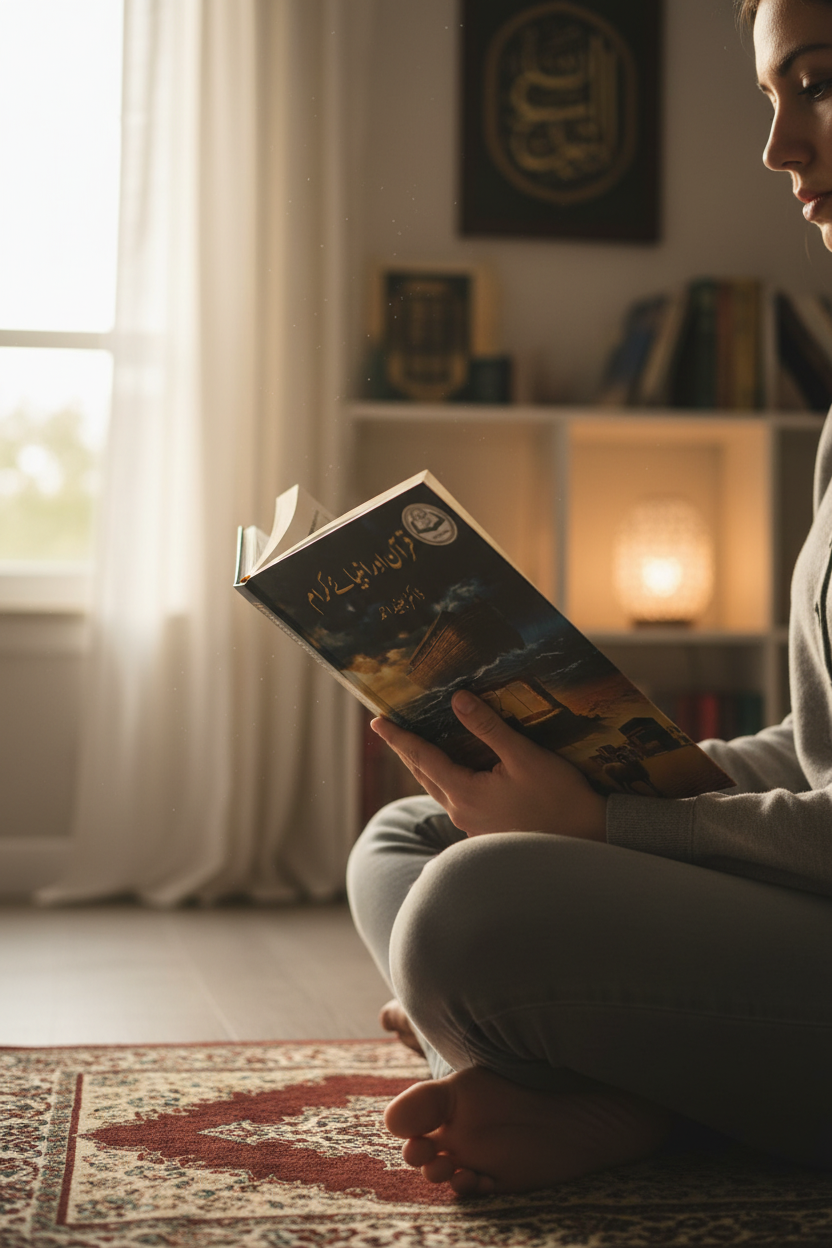 Lifestyle 2 - Reading on Prayer Mat